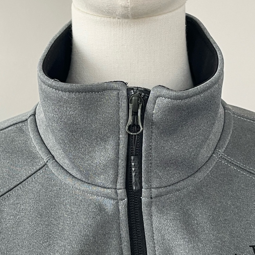 The North Face WindWall Full Zip Jacket Gray Soft Shell Silver Women’s L - Picture 9 of 16